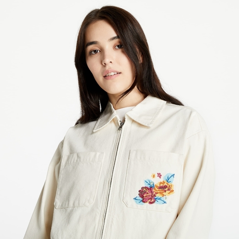 Vans Anaheim Factory Collection Women Medium Needlepoint Jacket Floral 102025 - Picture 3 of 13